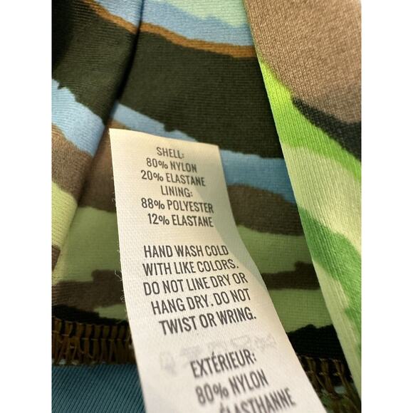 NWT Aerie Womens Swimsuit Bottoms Small Multi Tone‎ Abstract Bikini Bottom Camo - Picture 9 of 9